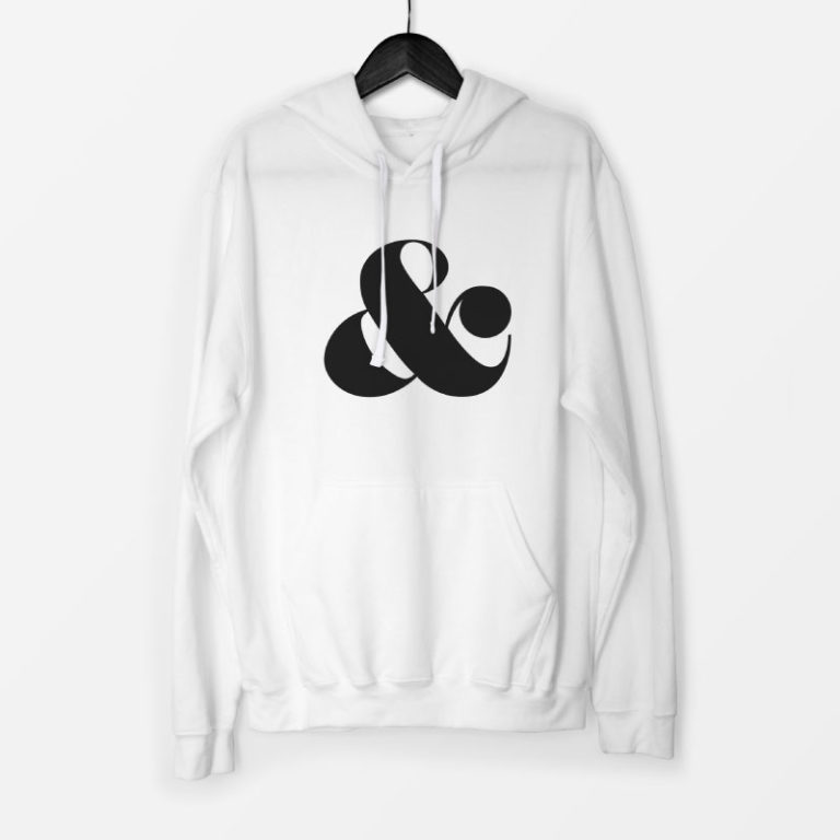 ampersand hoodie